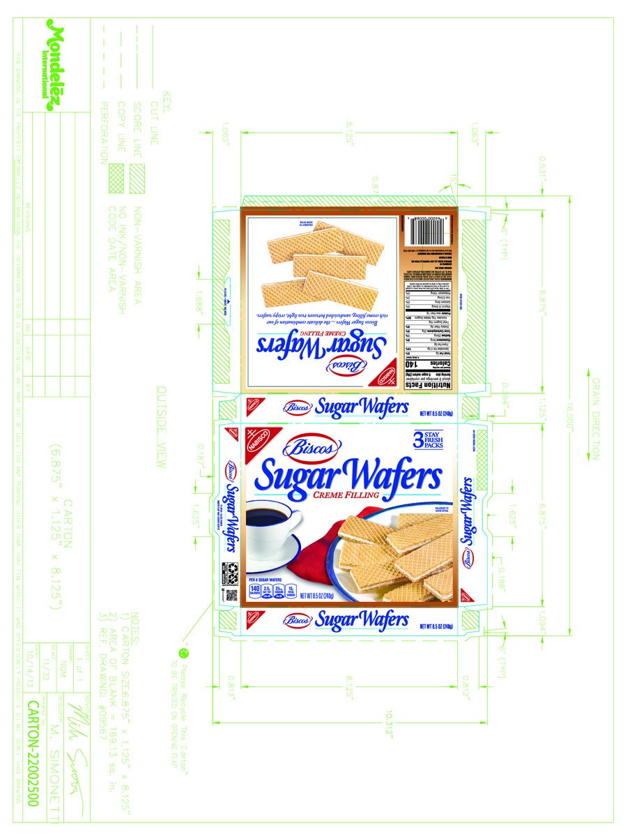 slide 9 of 14, Biscos Creme Filled Sugar Wafers - 8.5 Oz, 8.5 oz