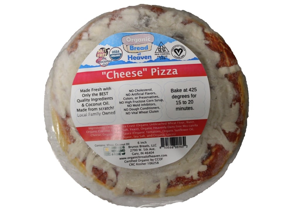 slide 1 of 1, Organic Bread Of Heaven Cheese Pizza, 10 oz