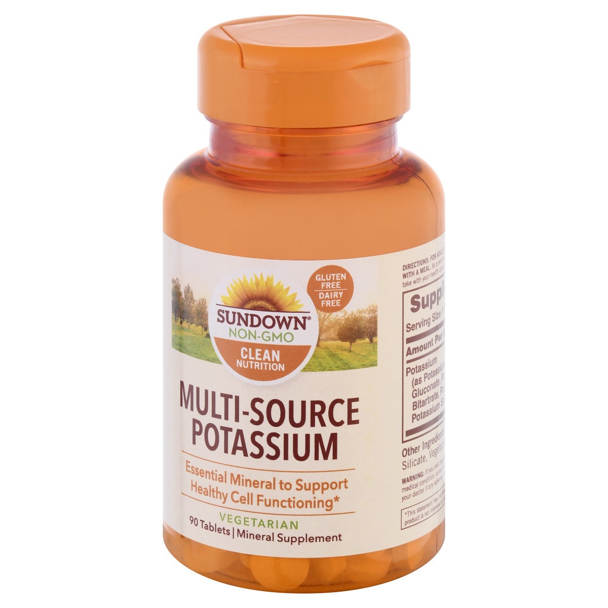 slide 3 of 9, Sundown Naturals Multi-Source Potassium Tablets, 90 ct