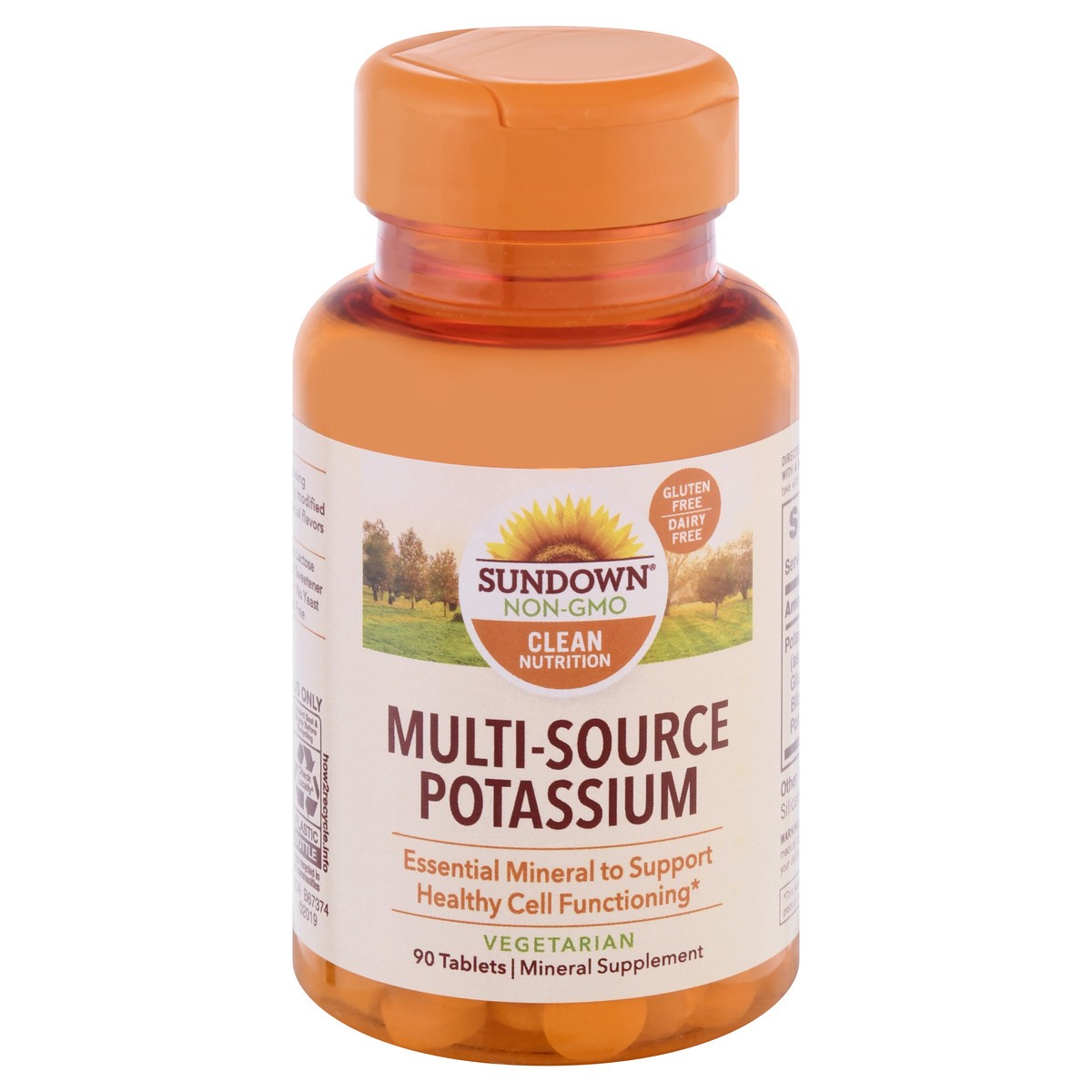 slide 1 of 9, Sundown Naturals Multi-Source Potassium Tablets, 90 ct