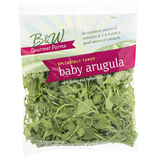 slide 1 of 7, B&W Gourmet Farms Baby Arugula, 3.6 oz