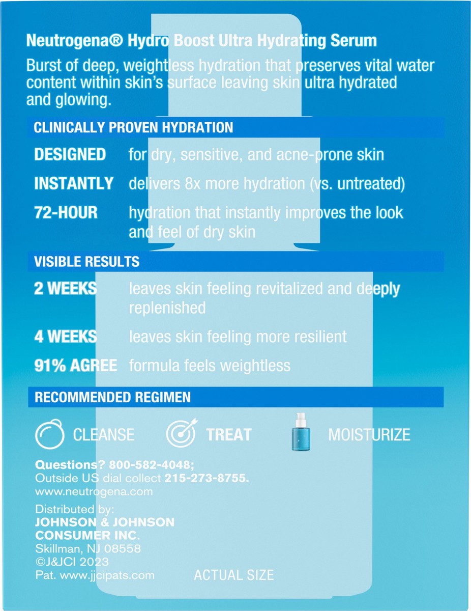 slide 2 of 8, Neutrogena Hydro Boost Ultra Hydrating Serum with Hyaluronic Acid, 1 Fl. Oz, 1 fl oz
