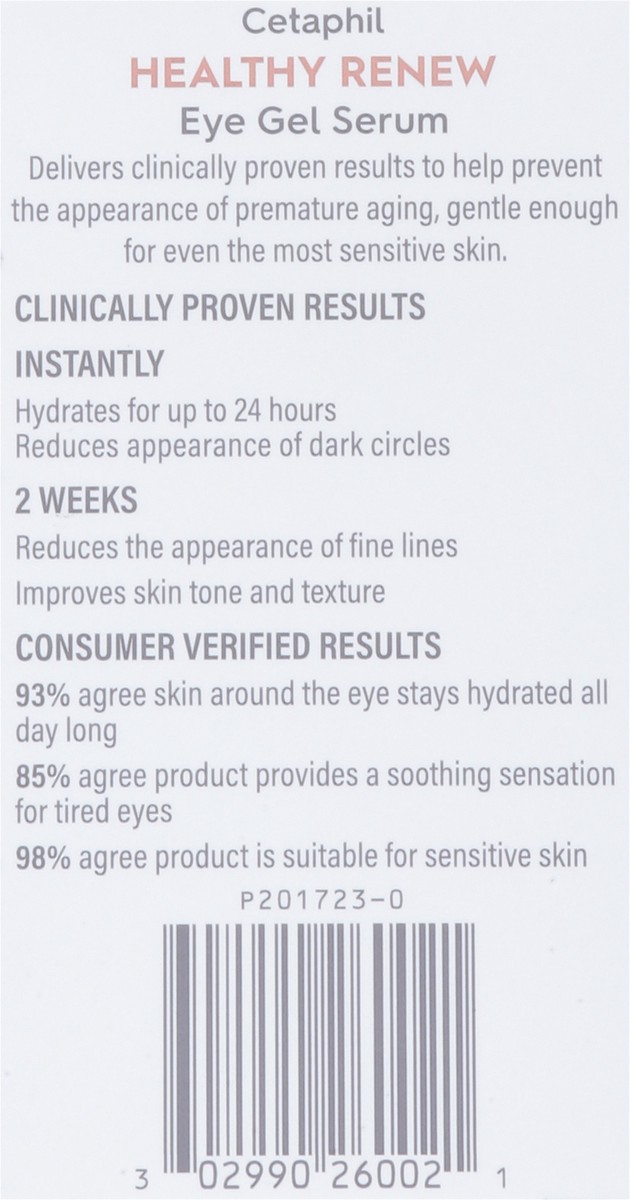 slide 2 of 13, Cetaphil Healthy Renew Eye Gel Serum 0.5oz, 0.5 oz