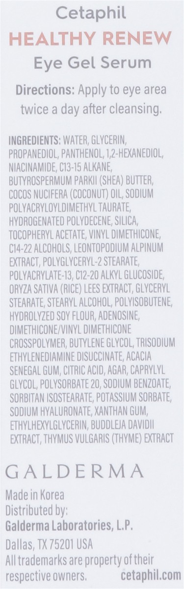 slide 10 of 13, Cetaphil Healthy Renew Eye Gel Serum 0.5oz, 0.5 oz
