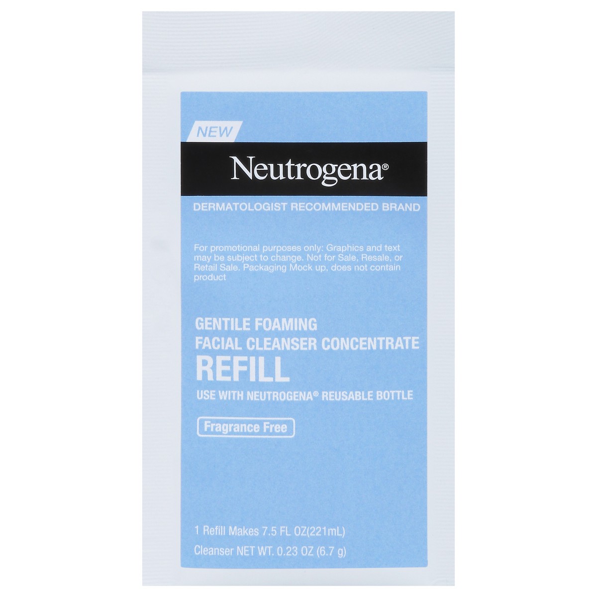 slide 10 of 10, Neutrogena Gentle Foaming Facial Cleanser Concentrate Refill - Fragrance Free - 7.5 fl oz, 7.5 fl oz