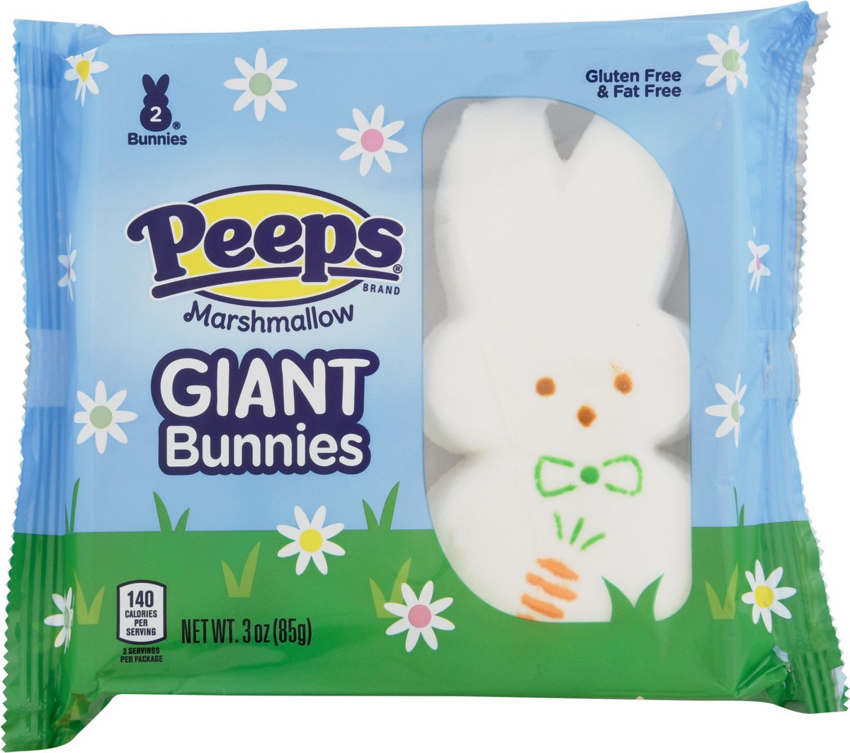 slide 14 of 14, Peeps Giant Bunnies 2Ct, 3 oz