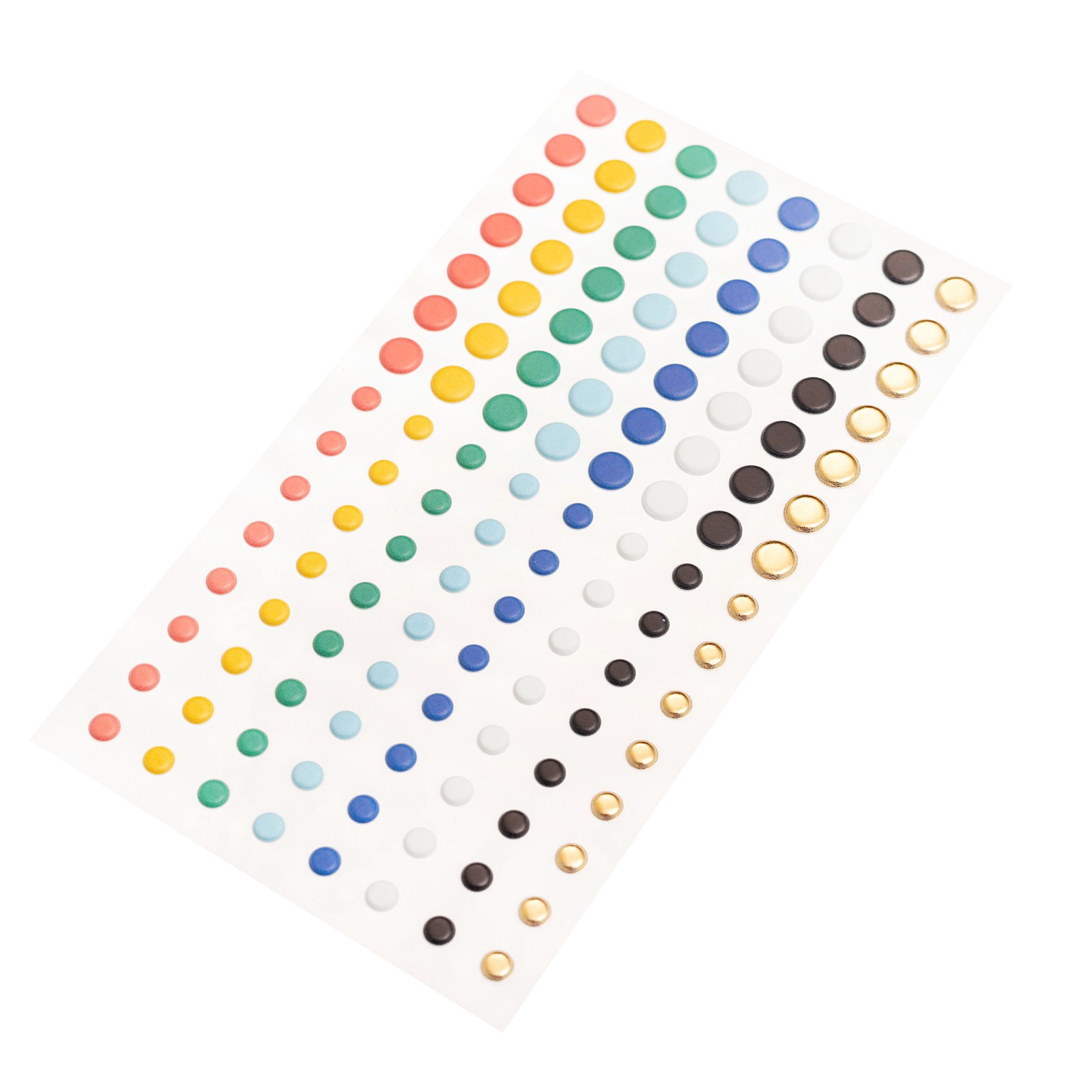 slide 3 of 3, Multicolor Matte Dot Stickers By Recollections, 3.75 in x 6.75 in