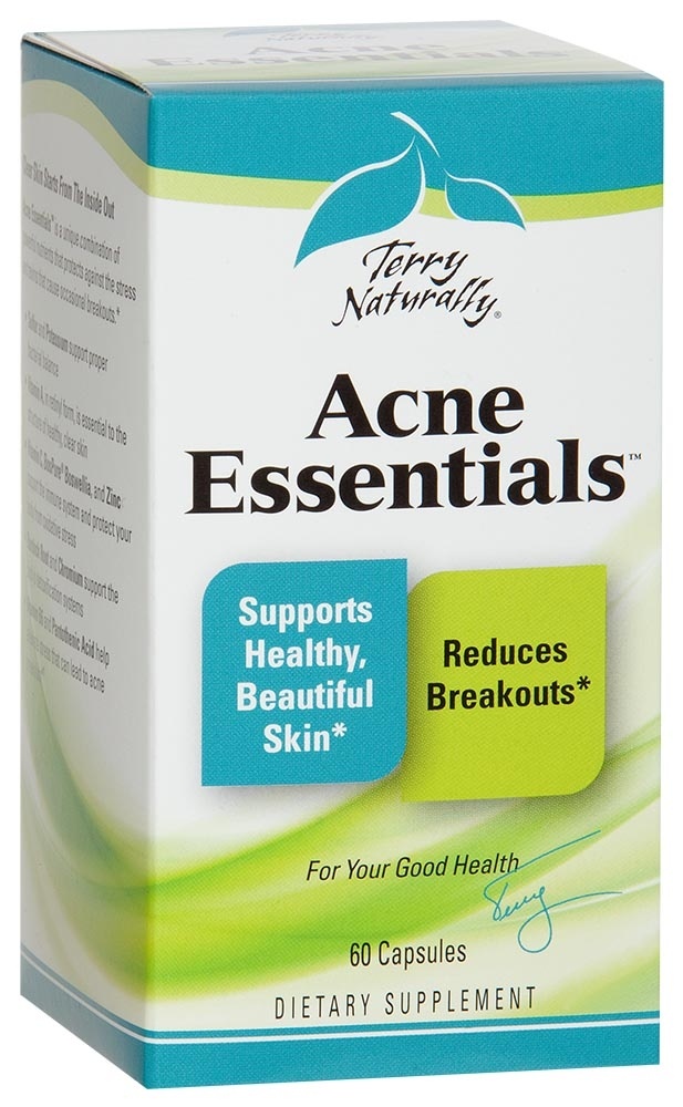 slide 1 of 1, Terry Naturally Acne Essentials, 60 ct