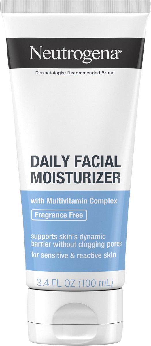 slide 2 of 7, Neutrogena Fragrance Free Facial Moisturizer, Vitamin E, 3.4 fl. oz, 3.4 fl oz