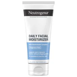 Neutrogena Fragrance-Free Facial Moisturizer with Vitamin E, Face Lotion & Cream, 3.4 fl oz