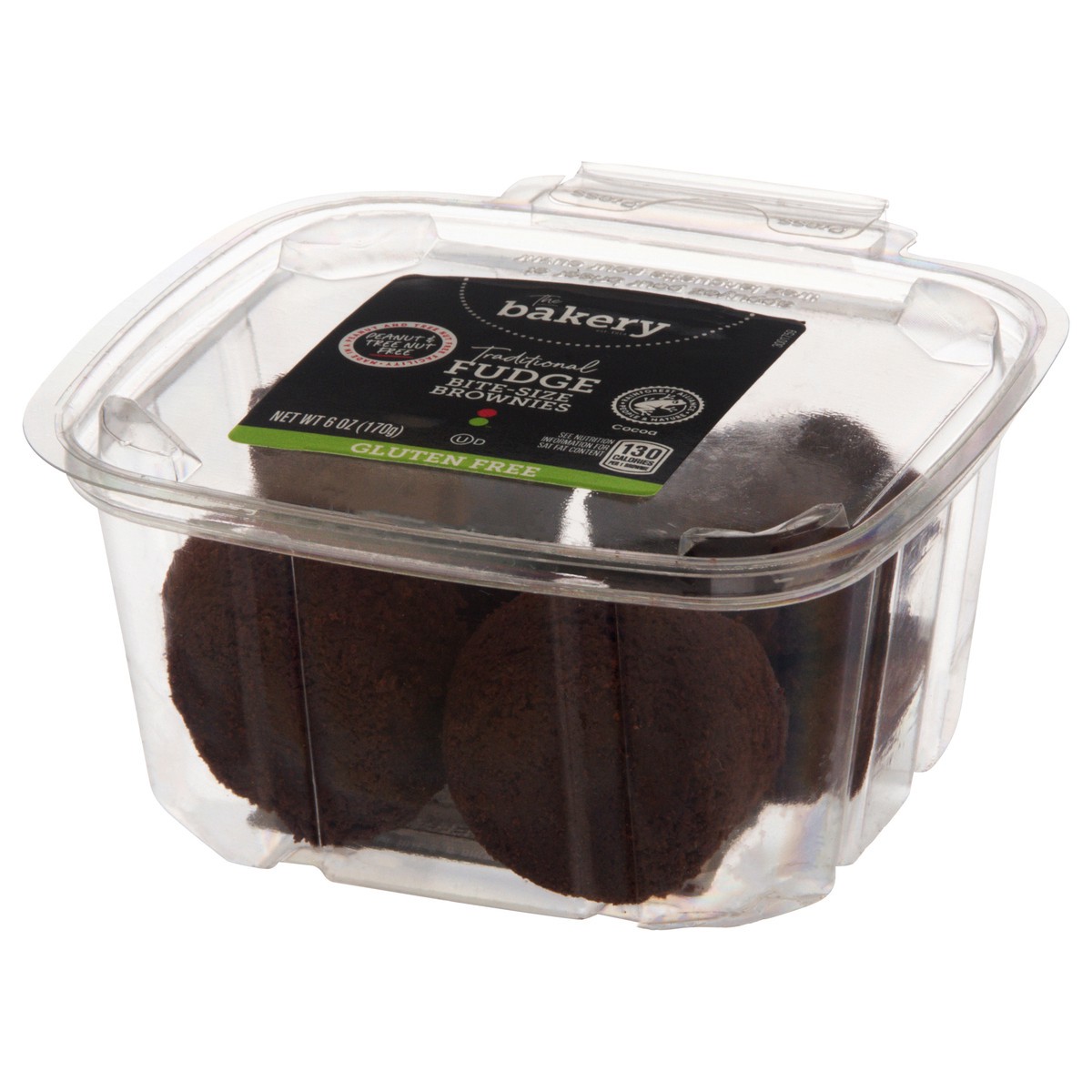 slide 4 of 4, Stop & Shop The Bakery Gluten Free Traditional Fudge Bite Size Brownies, 6 oz
