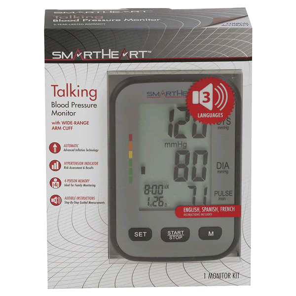 H-E-B InControl Fully Automatic Upper Arm Blood Pressure Monitor