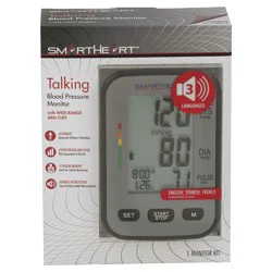 SmartHeart Talking Blood Pressure Arm Monitor
