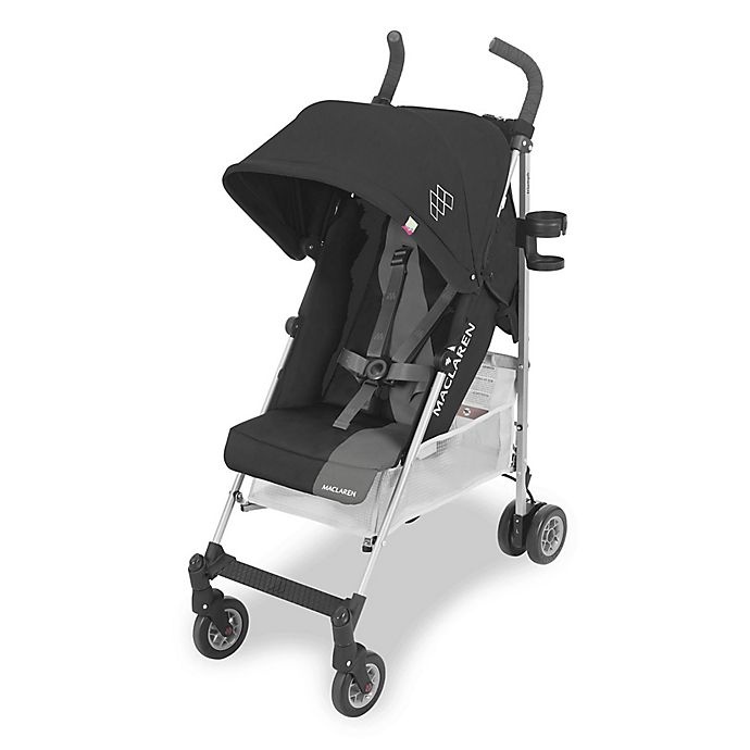 slide 1 of 5, Maclaren Triumph Style Set Stroller - Black/Charcoal, 1 ct