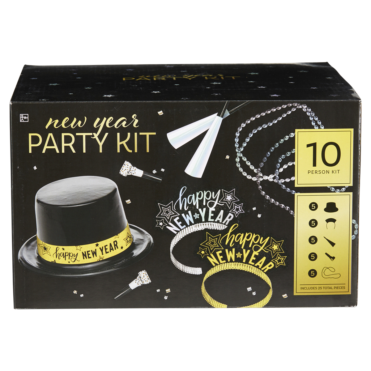 slide 1 of 29, Prismatic New Year's Party Kit for 10, 1 ct