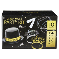 slide 16 of 29, Prismatic New Year's Party Kit for 10, 1 ct