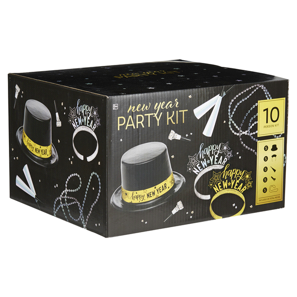 slide 20 of 29, Prismatic New Year's Party Kit for 10, 1 ct