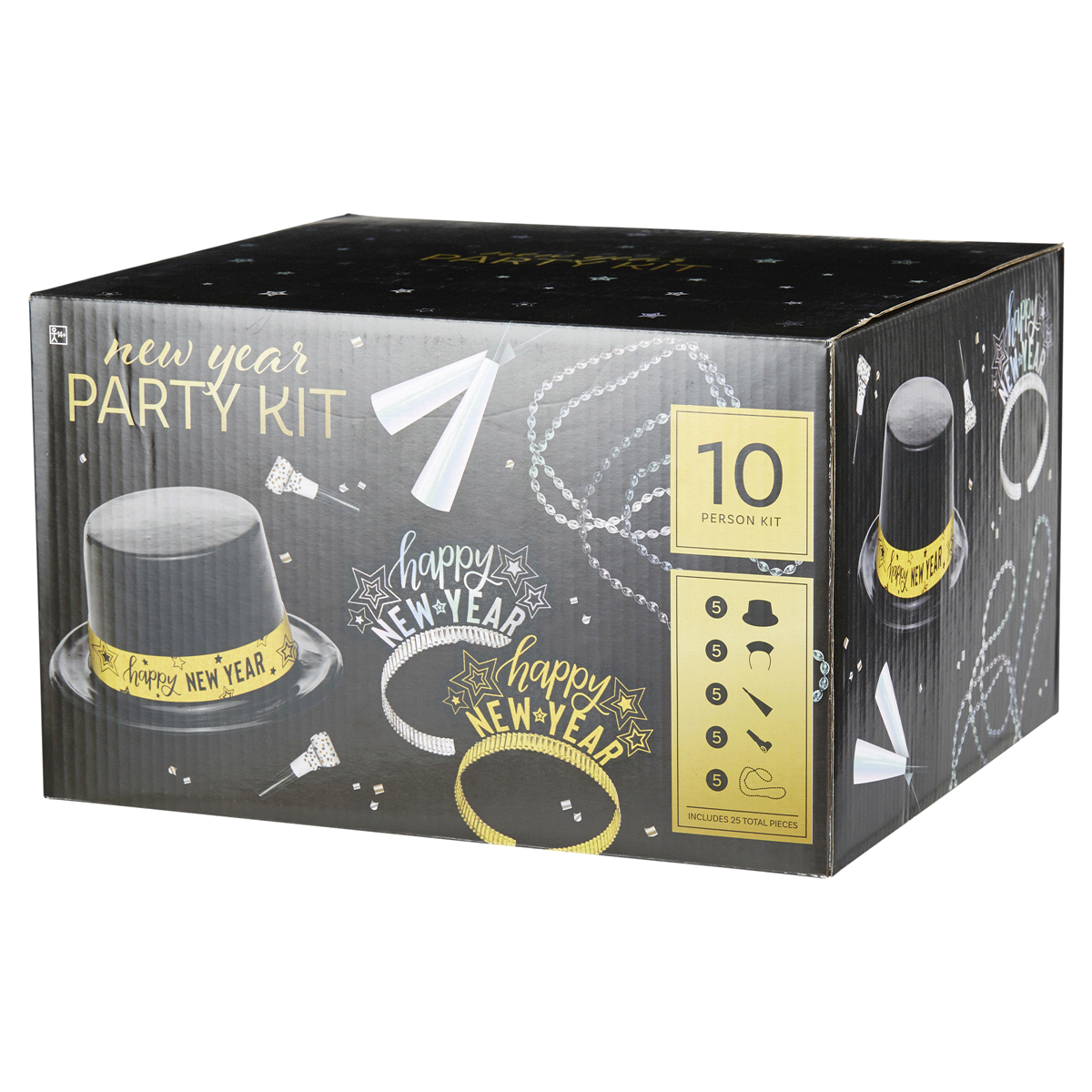 slide 26 of 29, Prismatic New Year's Party Kit for 10, 1 ct