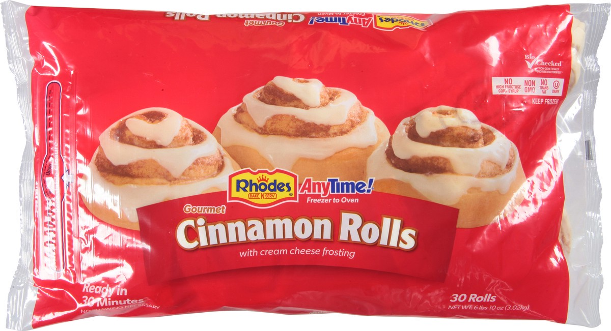 slide 6 of 11, Rhodes Cinnamon Rolls, 30 ct