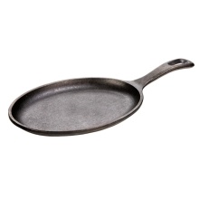 slide 1 of 1, Lodge Cast Iron Oval Griddle with Handle, 1 ct