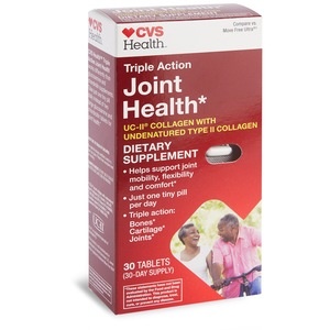 slide 1 of 1, CVS Health Triple Action Joint Health Tablets, 30 ct
