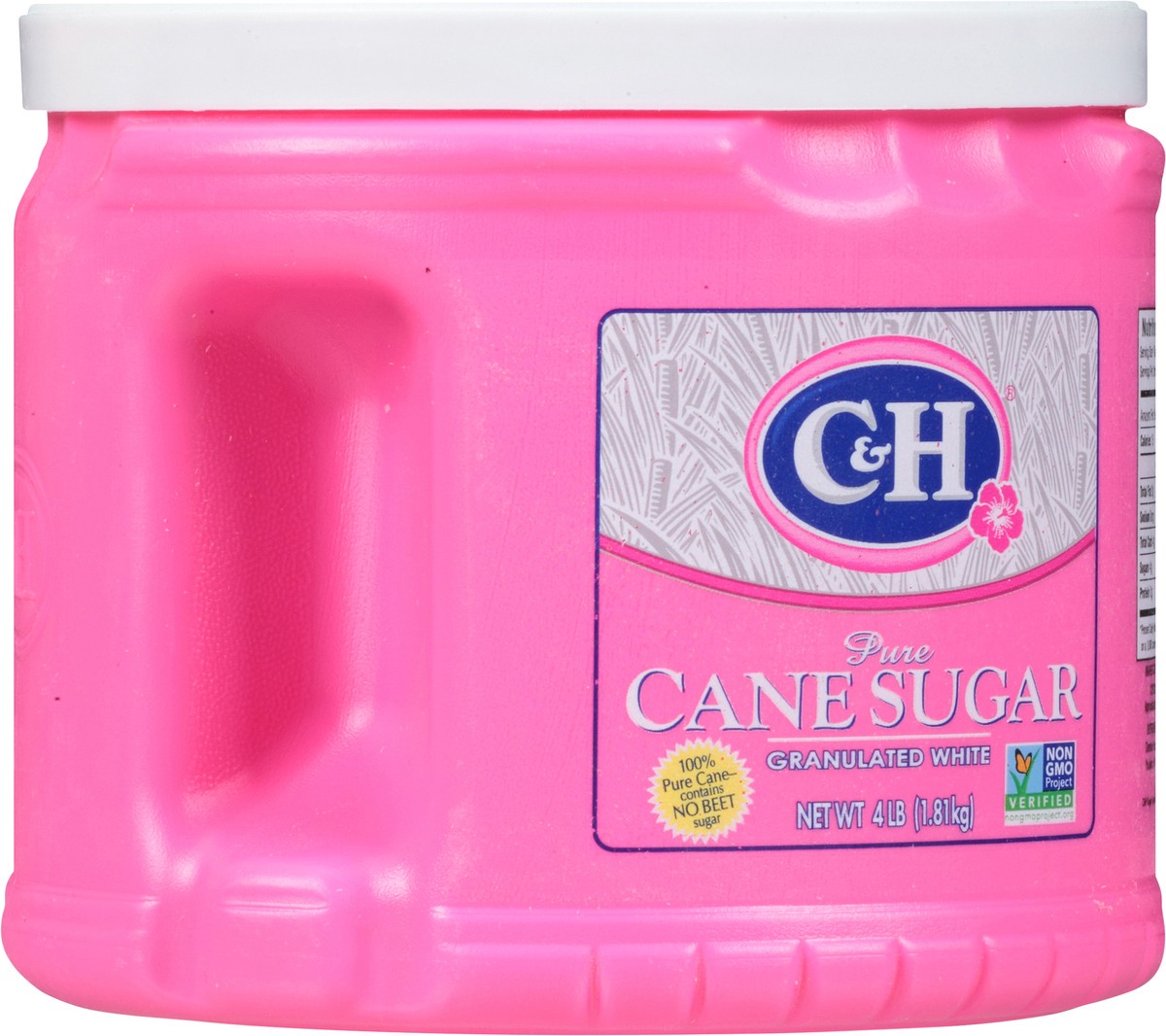 slide 3 of 7, C&H Pure Cane Granulated White Sugar 4 lb. Tub, 4 lb