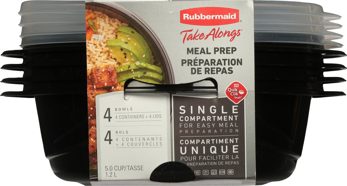 slide 3 of 9, Rubbermaid Tka Black Rounds, 4 ct