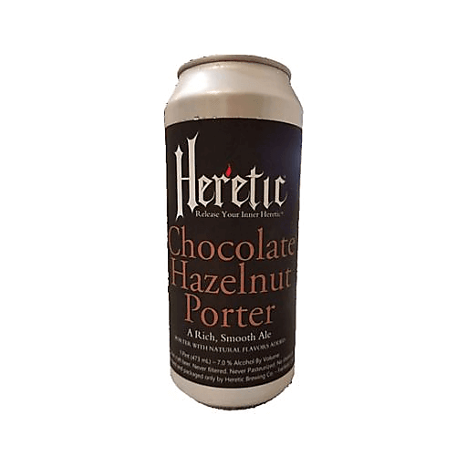 slide 1 of 1, Heretic Brewing Chocolate Hazelnut Porter, 4 ct; 16 oz