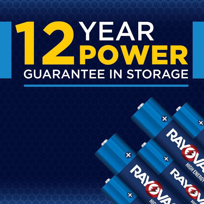 slide 6 of 8, Rayovac High Energy AAA Batteries (16 Pack), Alkaline Triple A Batteries, 16 ct