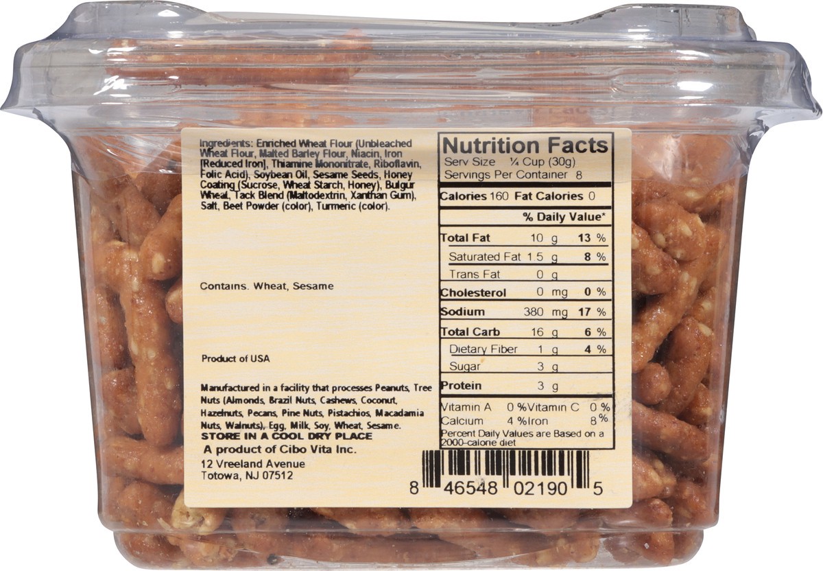 slide 3 of 13, Mw Honey Roasted Sesame Sticks, 8 oz