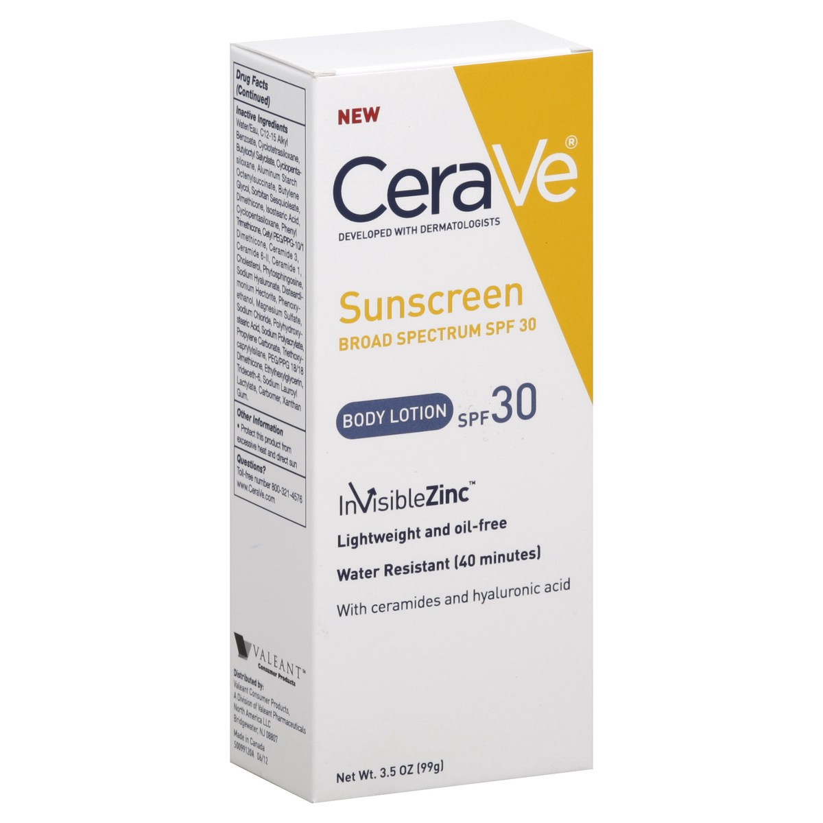 slide 5 of 5, CeraVe Sunscreen 3.5 oz, 4 oz