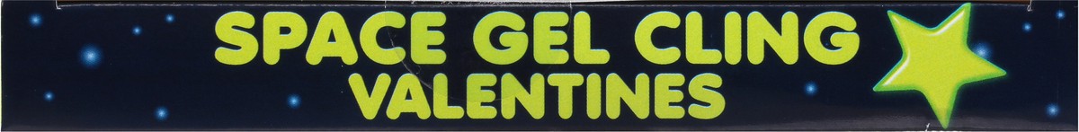 slide 7 of 11, Mello Smello Ages 3+ Glow Gel Space Cling Valentines 16 ea, 16 ct