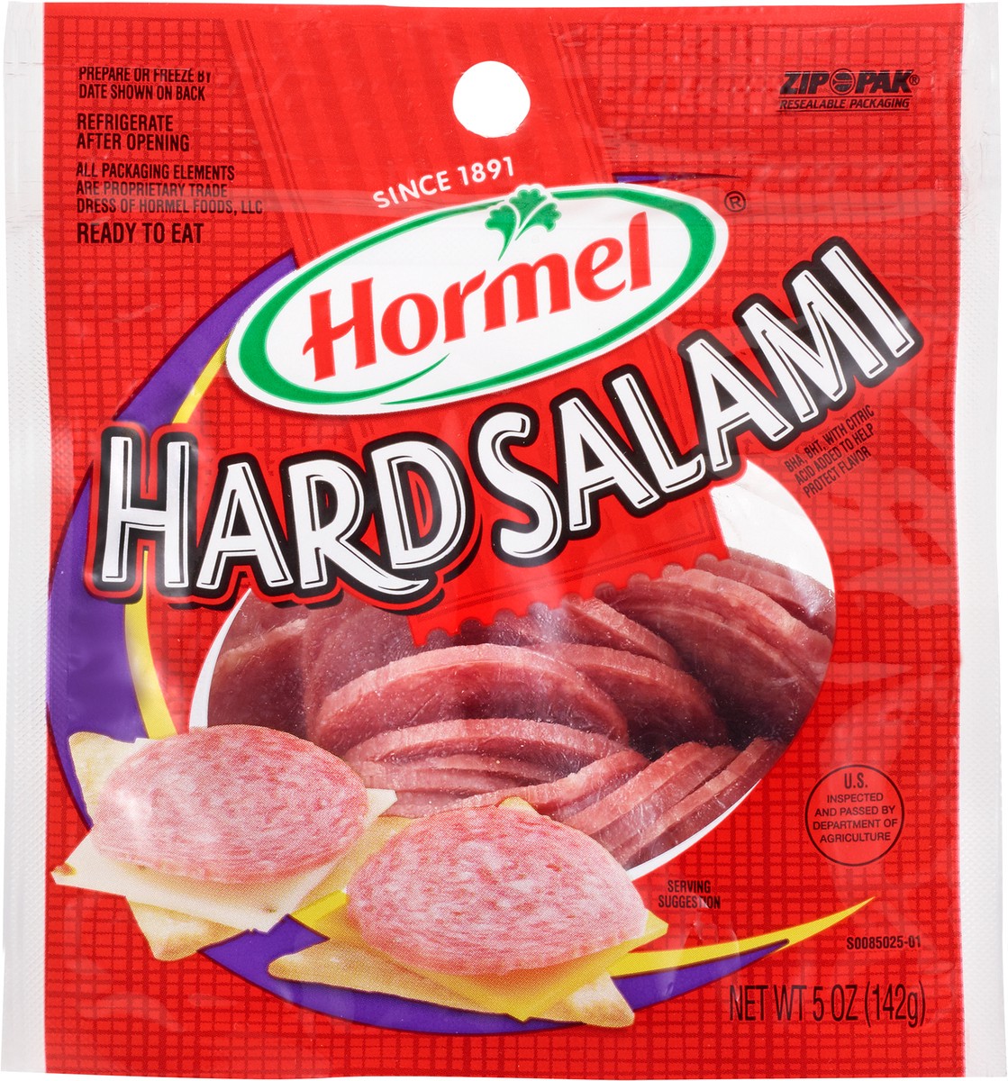 slide 2 of 8, Hormel Hard Salami, 5 oz