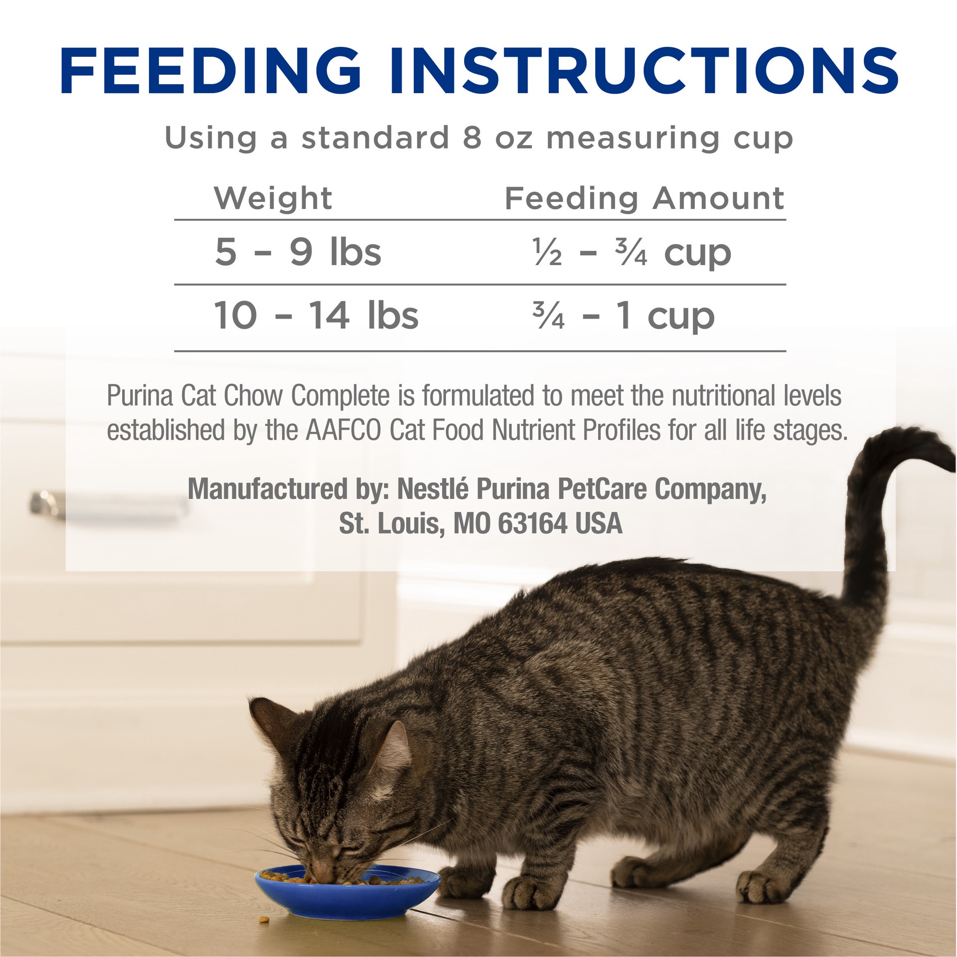 slide 8 of 9, Cat Chow Purina Cat Chow Complete High Protein Dry Cat Food With Real Chicken - 15 lb. Bag, 15 lb