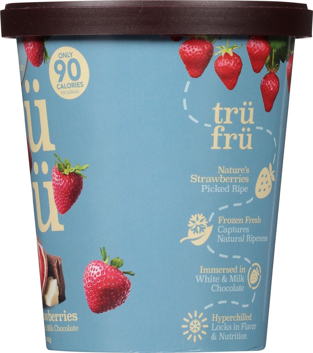 slide 8 of 9, Tru Fru White Stwberries Milk Choc, 5 oz