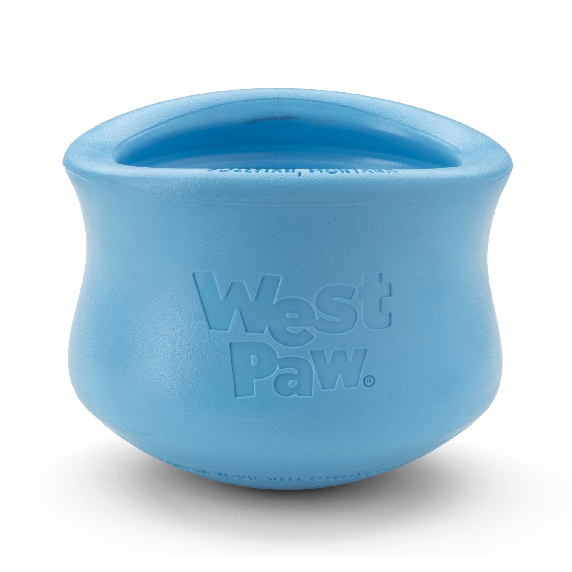 slide 9 of 13, West Paw Toppl Dog Toy Aqua Large 4", 1 ct