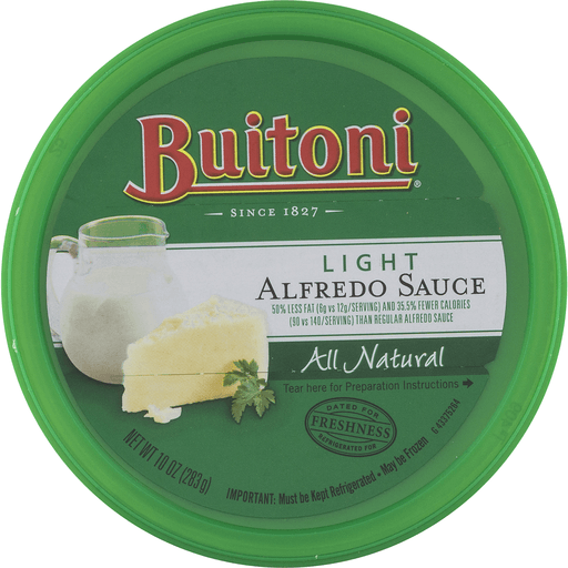 slide 8 of 9, Buitoni Light Alfredo Sauce, 10 oz