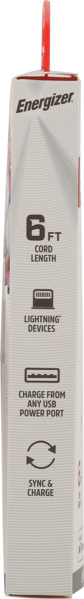 slide 3 of 9, Energizer Usb Lightning Cabl, 1 ct