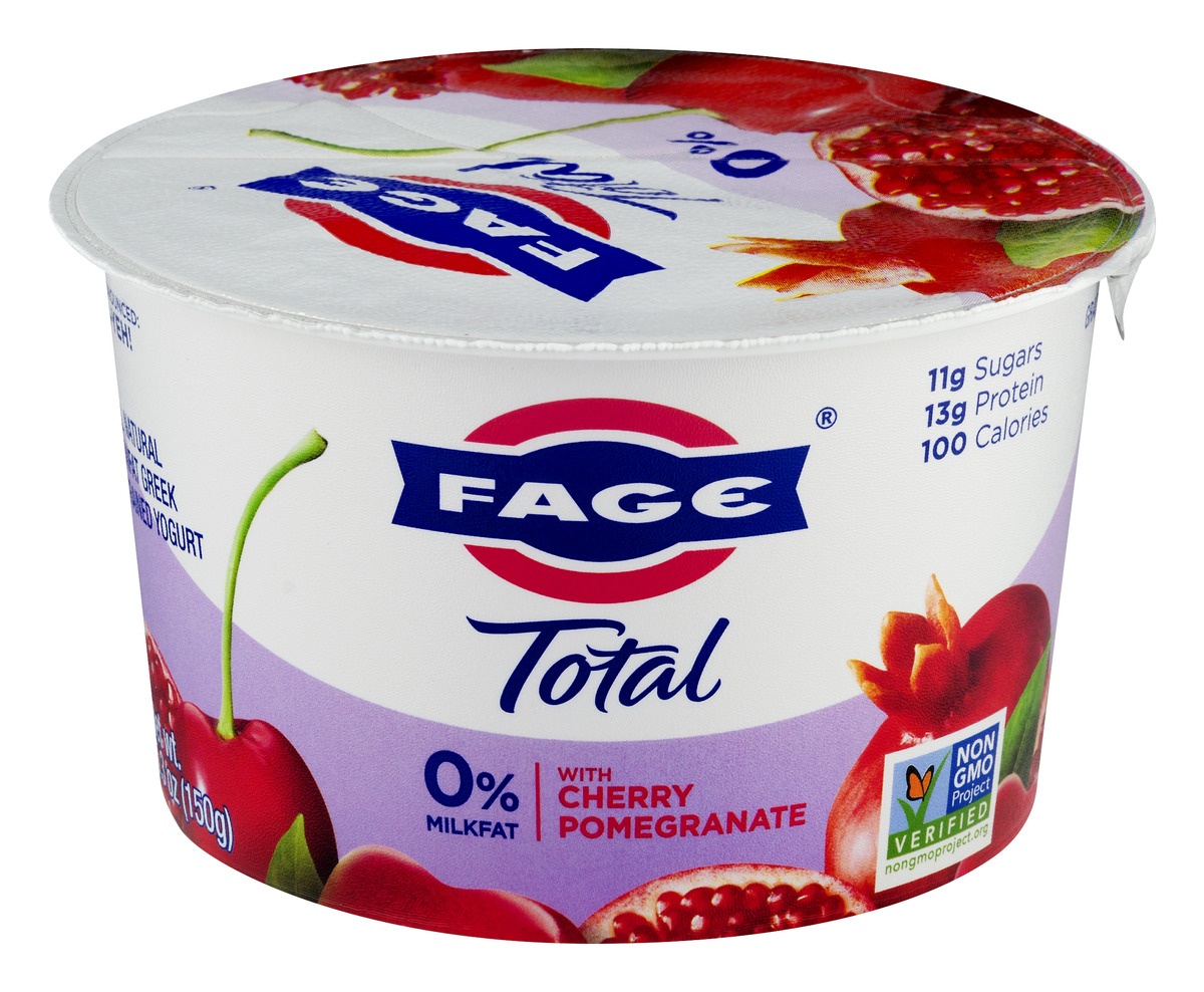 slide 1 of 11, Fage Total Cherry Pomegranate Greek Yogurt, 5.3 oz