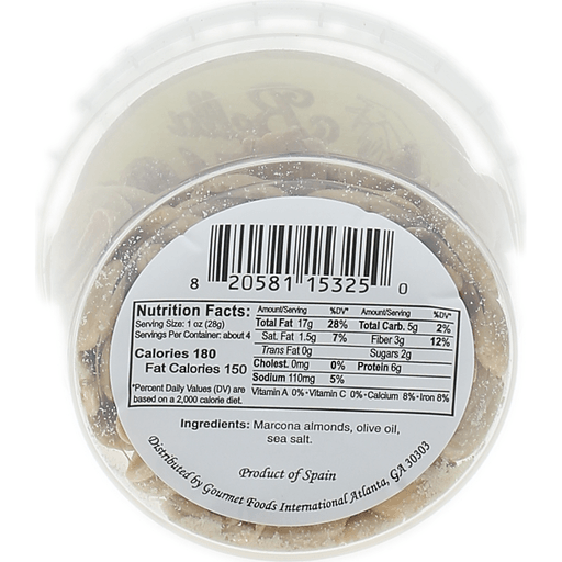 slide 3 of 6, Bella Maria Marcona Almonds with Sea Salt 4 oz, 4 oz