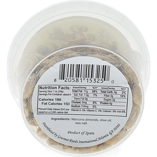 slide 5 of 6, Bella Maria Marcona Almonds with Sea Salt 4 oz, 4 oz