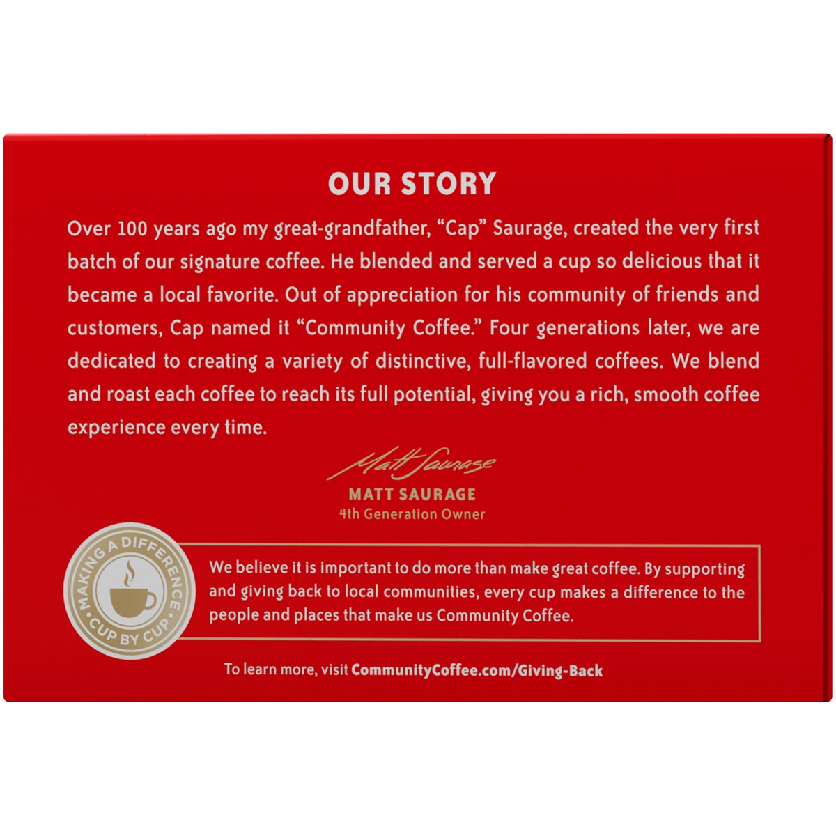 slide 10 of 13, Community Coffee Coffee, Medium Roast, Breakfast Blend, K-Cup Pods, 12 ct