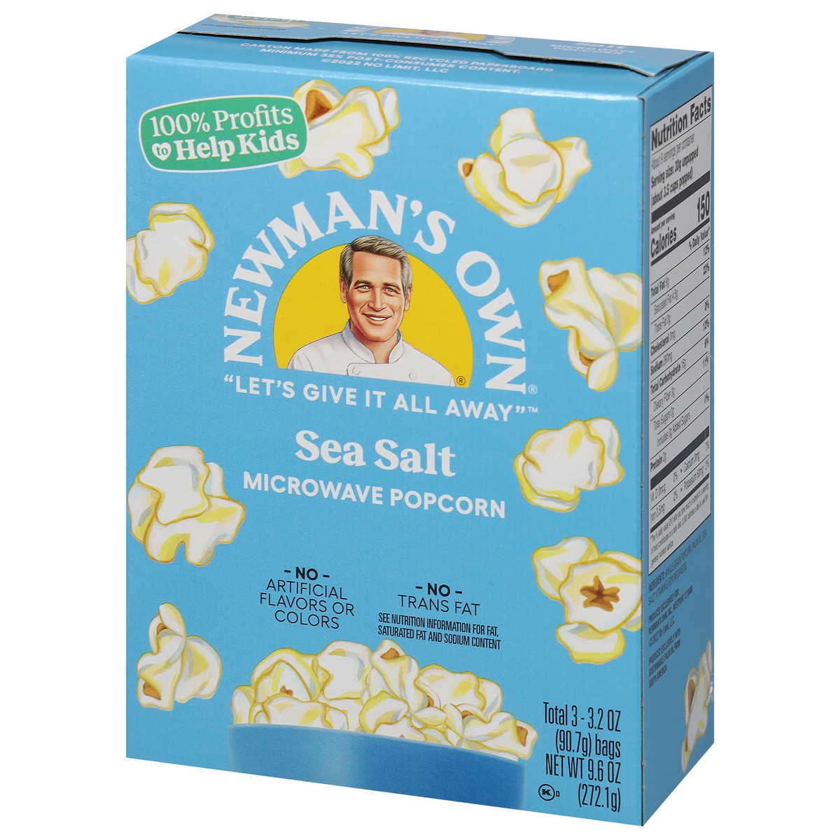 slide 7 of 9, Newman's Own Sea Salt Popcorn, 10.5 oz