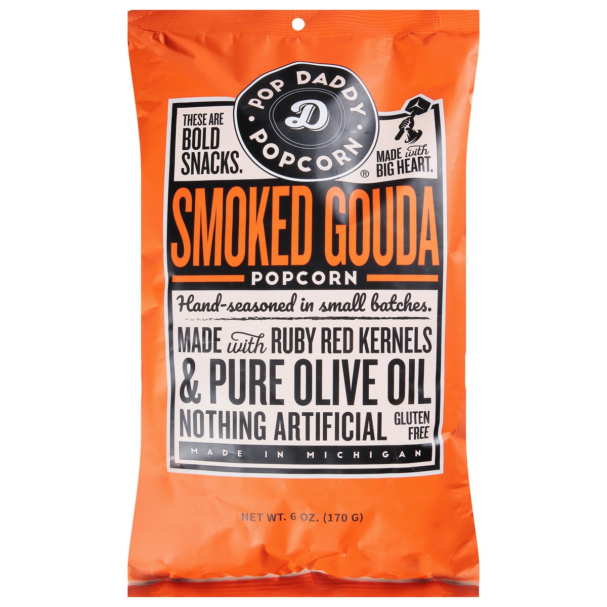 Pop Daddy Popcorn Smoked Gouda 6 oz Shipt