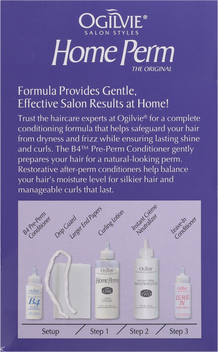 slide 5 of 9, Ogilvie Home Perm for Color-Treated, Thin or Delicate Hair 1 ea Box, 1 ct