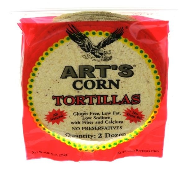 slide 1 of 1, Art's Mexican Products, Inc. Art's All Natural Corn Tortillas, 9 oz