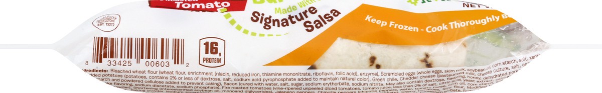 slide 5 of 7, Green Chile Food Company Egg & Bacon Breakfast Burrito 6 oz, 6 oz