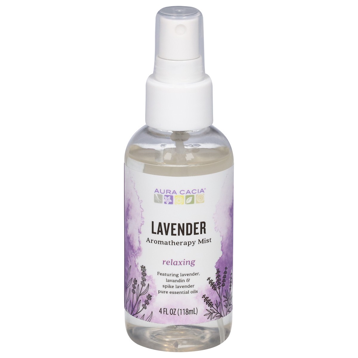 slide 1 of 9, Aura Cacia Relaxing Lavender Aromatherapy Mist, 4 oz