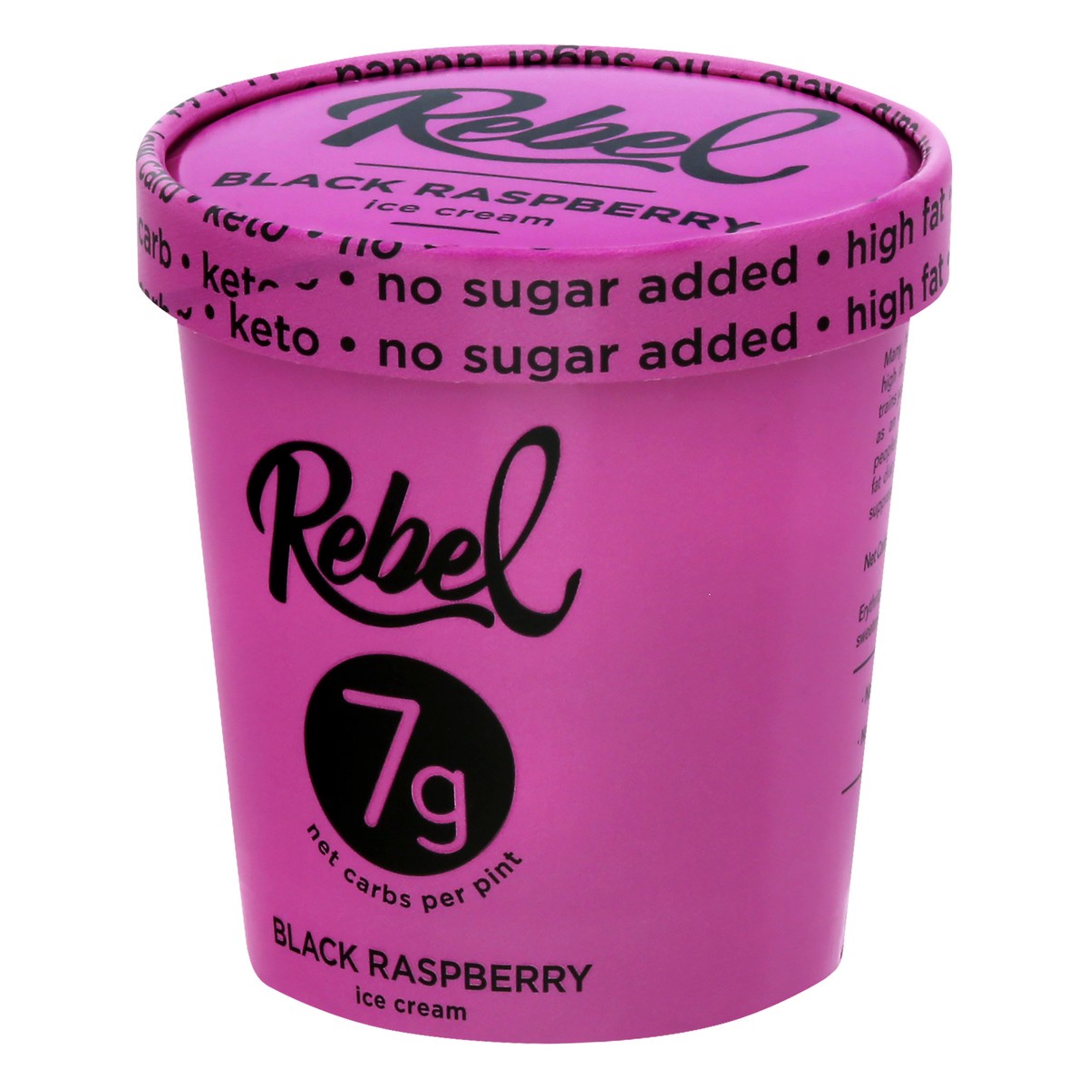 slide 6 of 13, Rebel Black Raspberry Ice Cream 1 pt, 1 pint