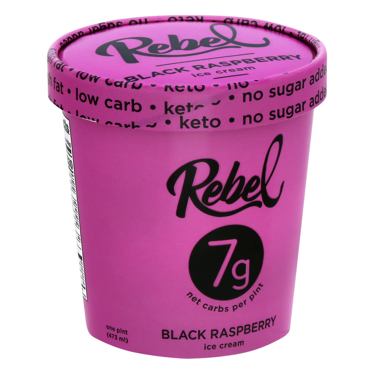 slide 5 of 13, Rebel Black Raspberry Ice Cream 1 pt, 1 pint